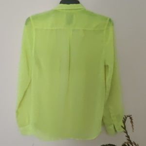 American Eagle Outfitters Tops - American Eagle Outfitters Sheer Neon Blouse EUC American Eagle Outfitters Tops - American Eagle Outfitters Sheer Neon Blouse EUC
